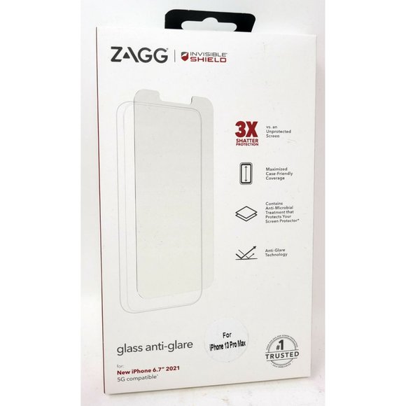 Zagg Other - Zagg Invisible Shield Glass Anti-Glare Screen Protector for iPhone 13 Pro Max